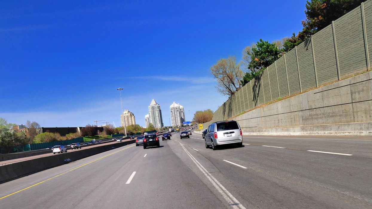 Highway 401 East in Toronto.