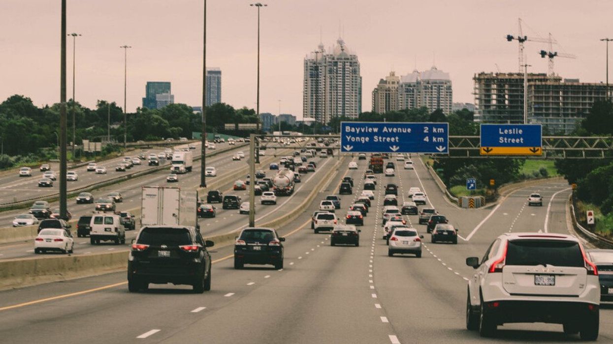 Highway 401 In Toronto.