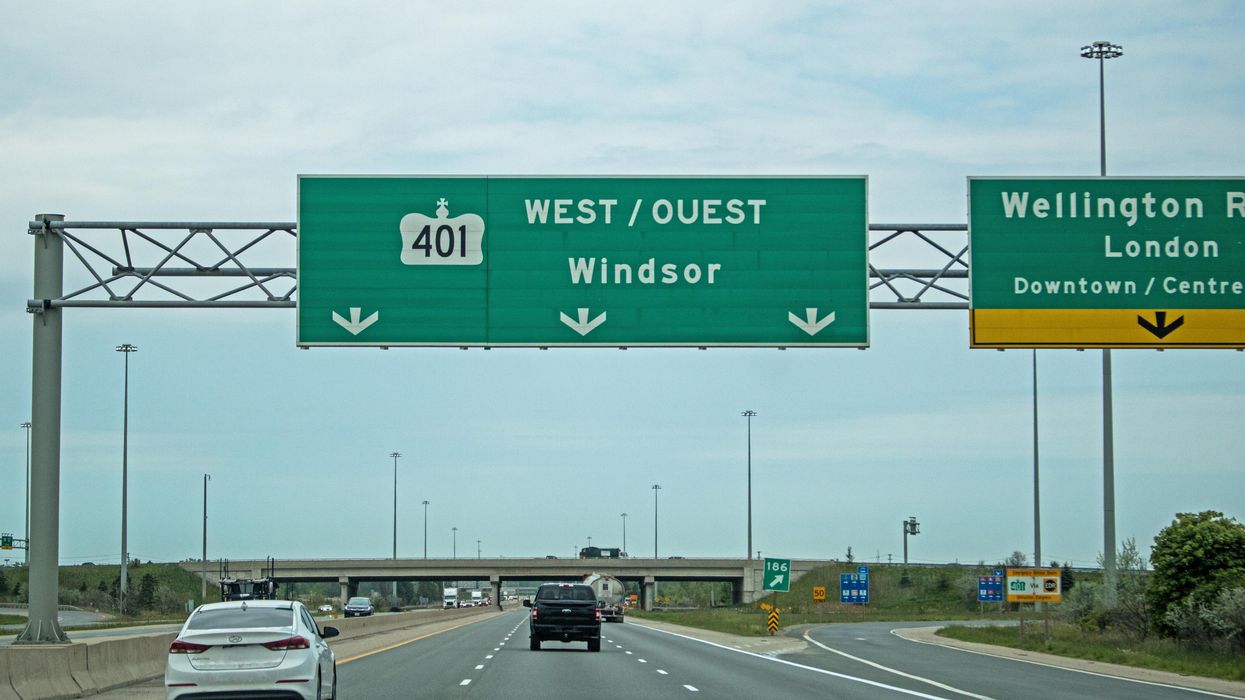 Highway 401 to Windsor.
