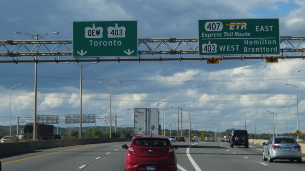 Highway 407 ETR in Ontario.
