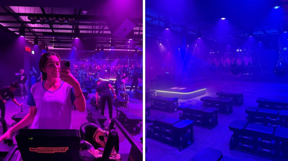 HIIT Studio at Sweat and Tonic in The Well.