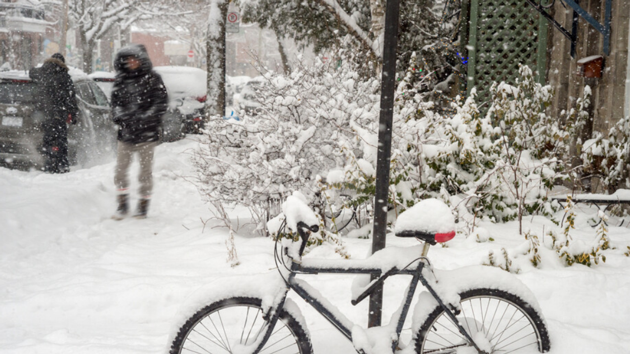 Hiver à Montréal.