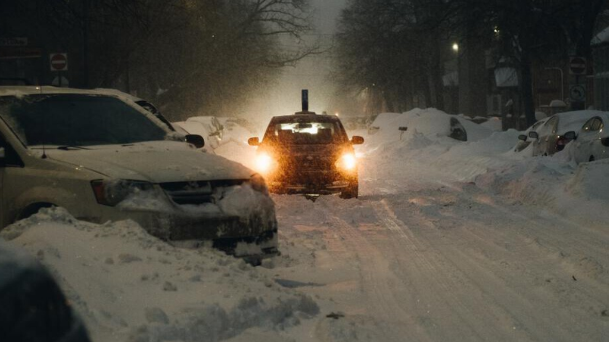 Hiver à Montréal.