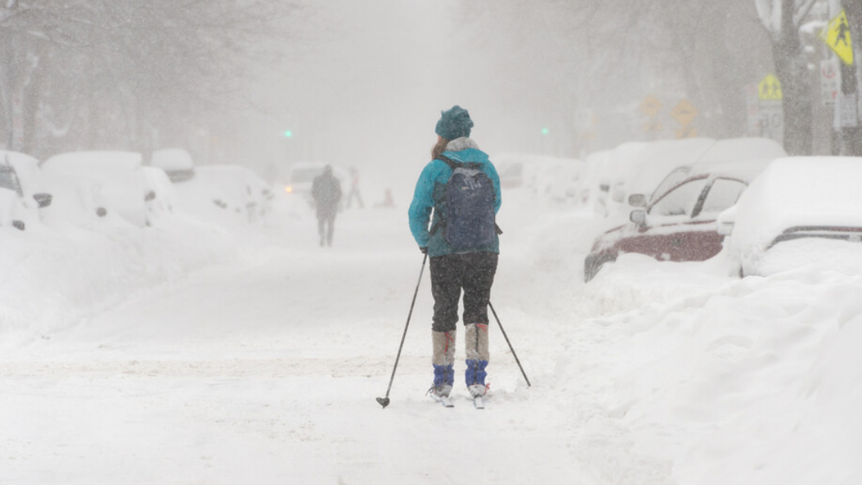 Hiver à Montréal.