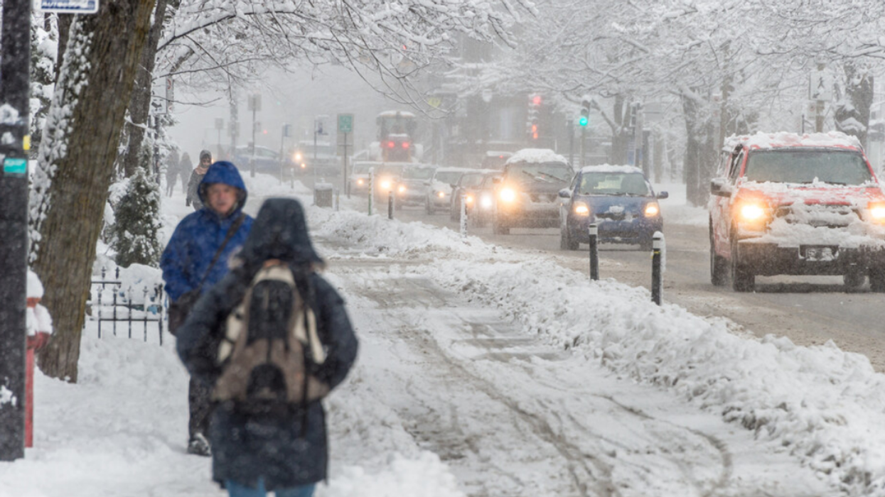Hiver à Montréal.