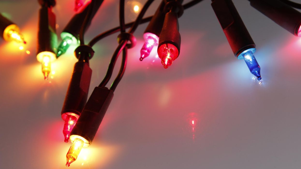 Holiday string lights.