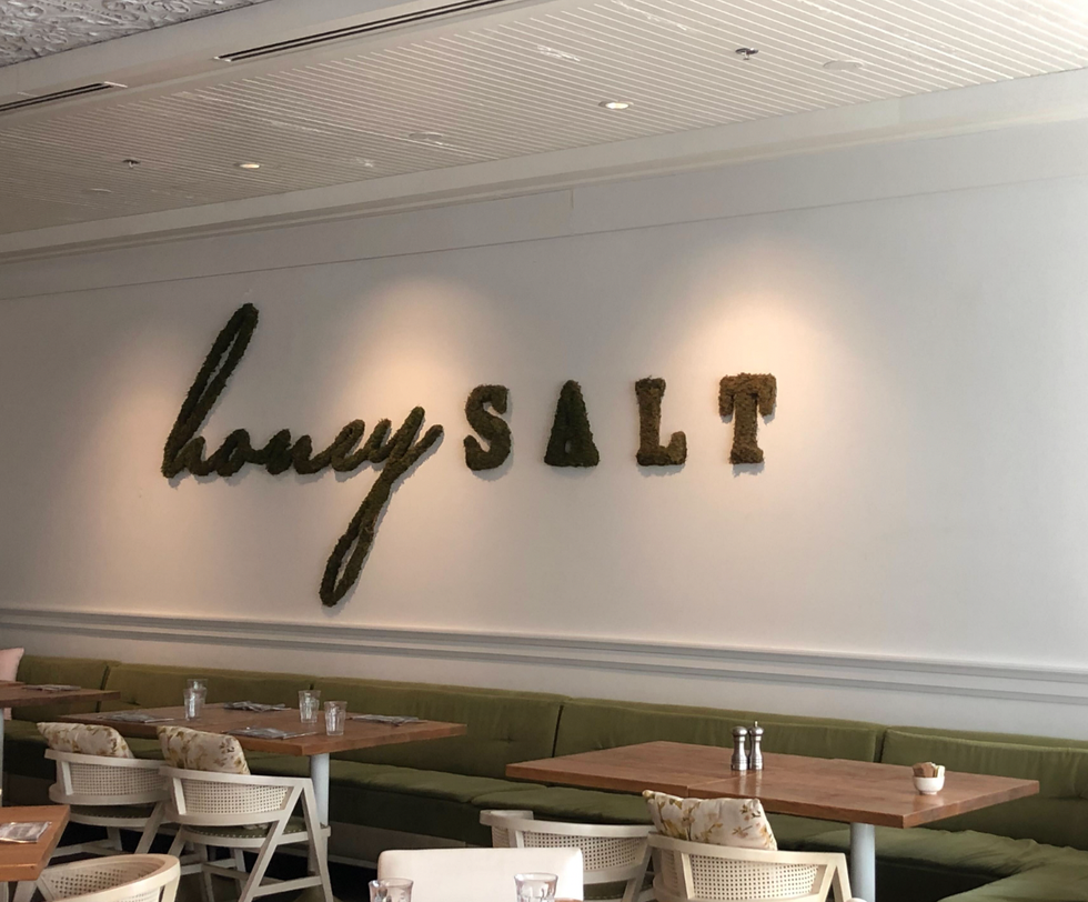 Honey Salt restaurant interior.