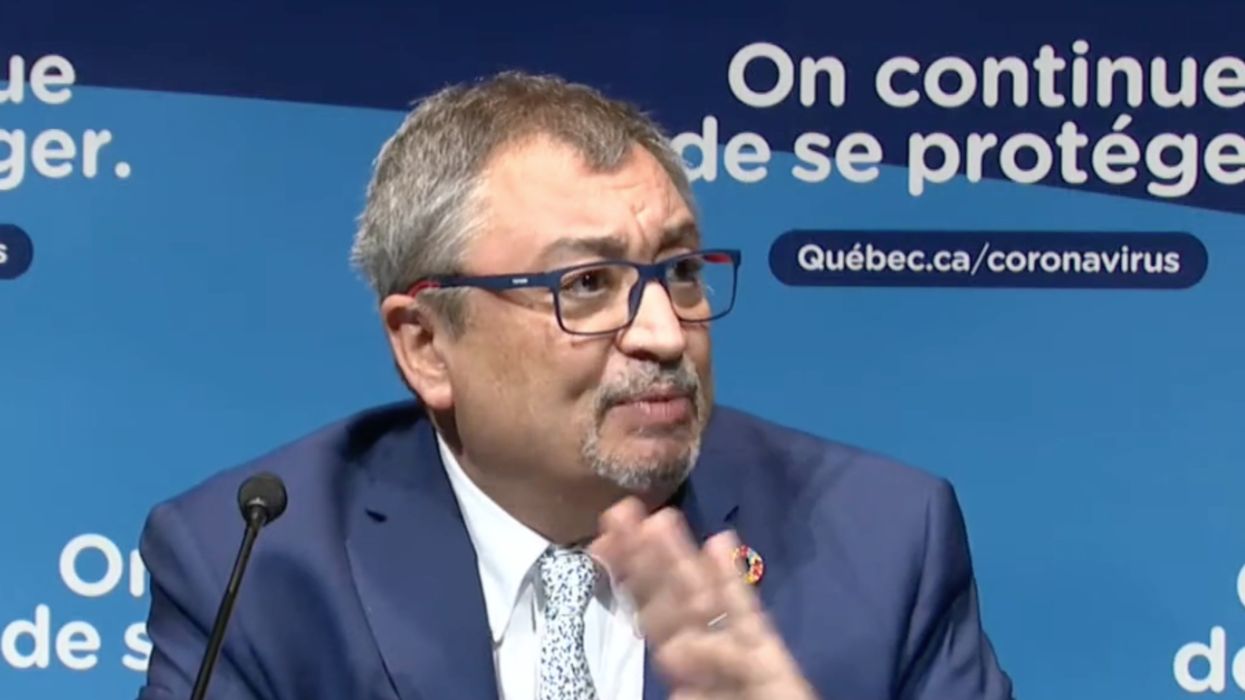Horacio Arruda dit qu'il n'y a pas de grippe au Québec en ce moment