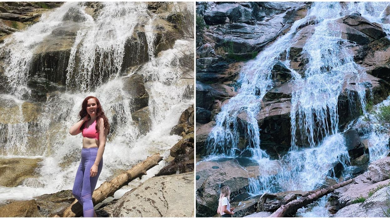 Horsetail Falls In Utah Is A Dreamy Waterfall On The Tippy Top Of A Mountain