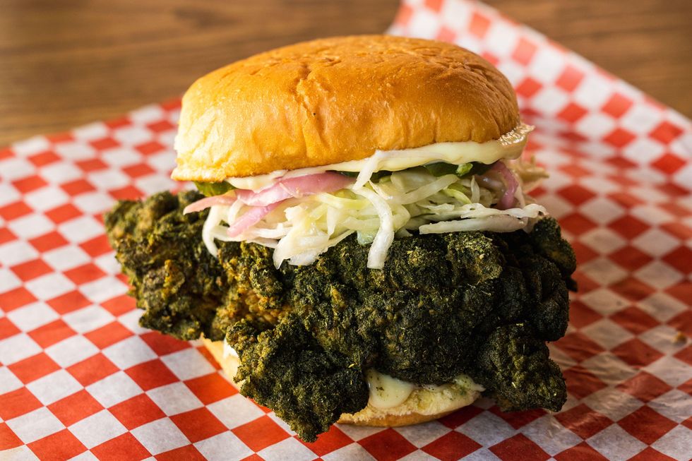 Hot Herb Chicken Sando