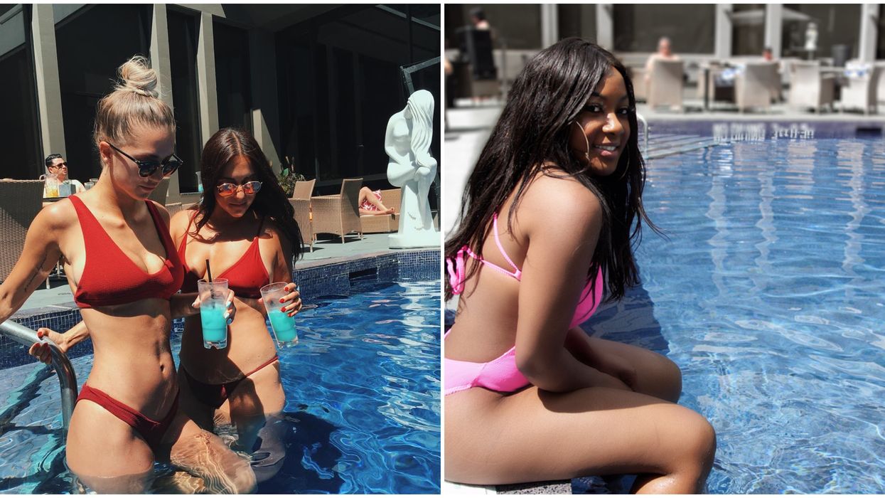 Hotel Arts Calgary's Patio Pool Is Open Again & It's The Ultimate Place To Tan