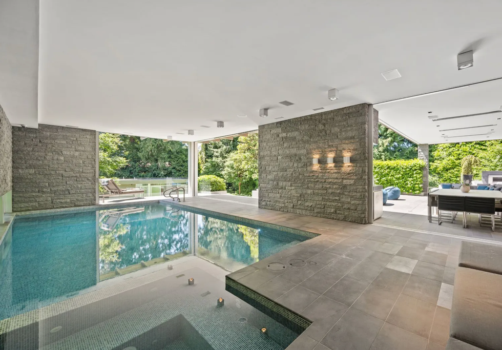 House for sale in B.C. pool.