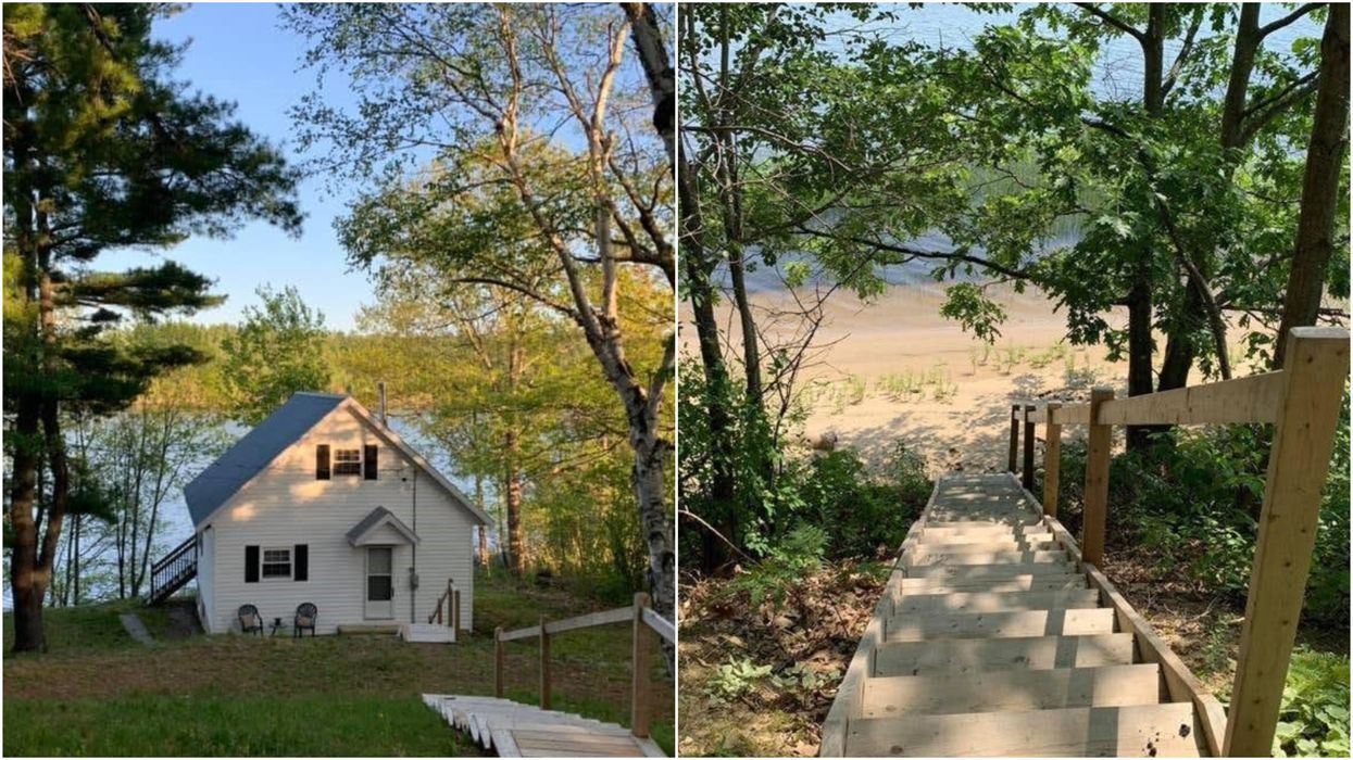 House For Sale In New Brunswick Has A Staircase To The Beach & Costs Just $179K