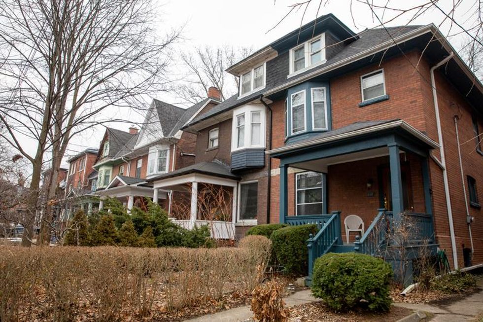House in the Annex neighbourhood of Toronto.