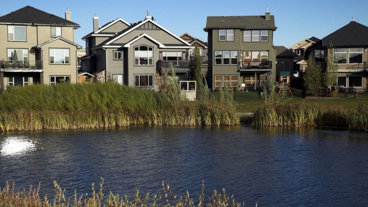 Houses in Calgary.