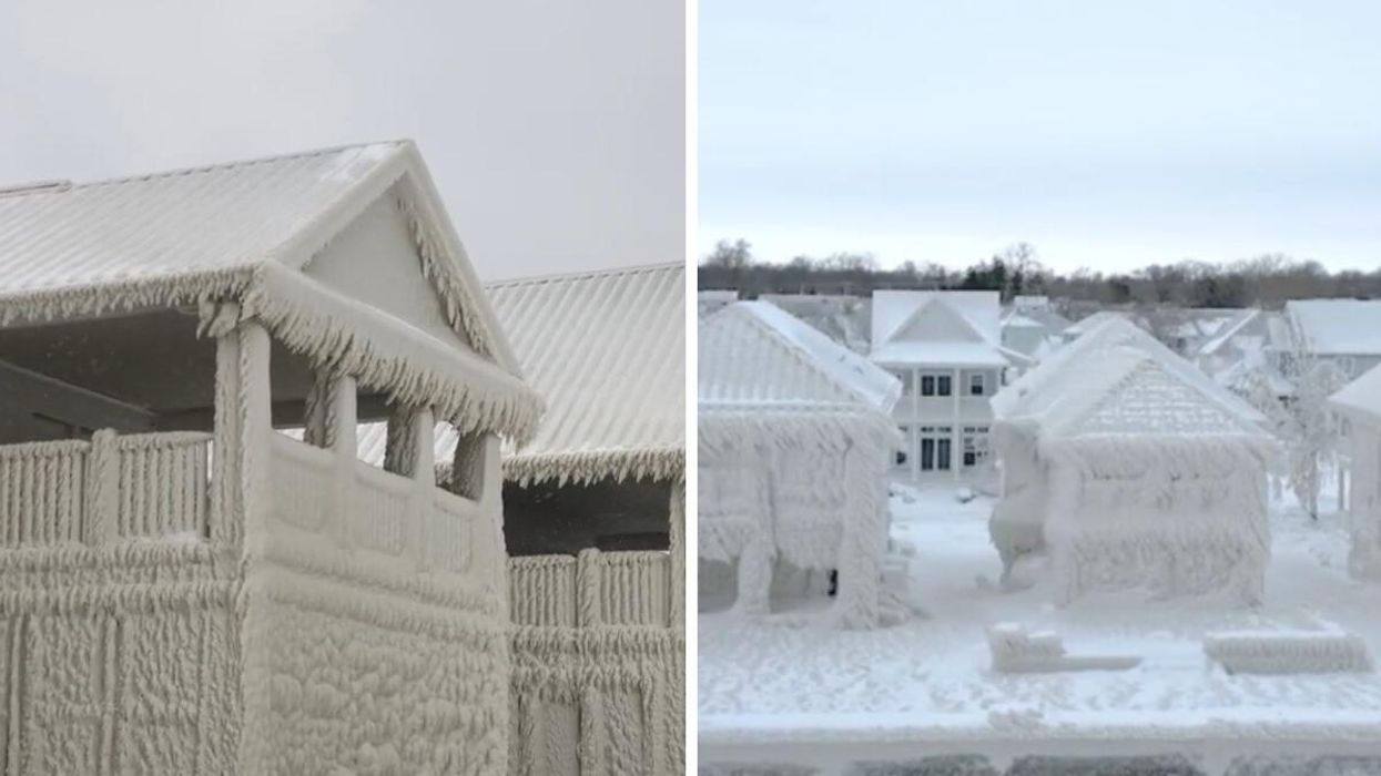 Houses in Crystal Beach in Fort Erie, Ontario.