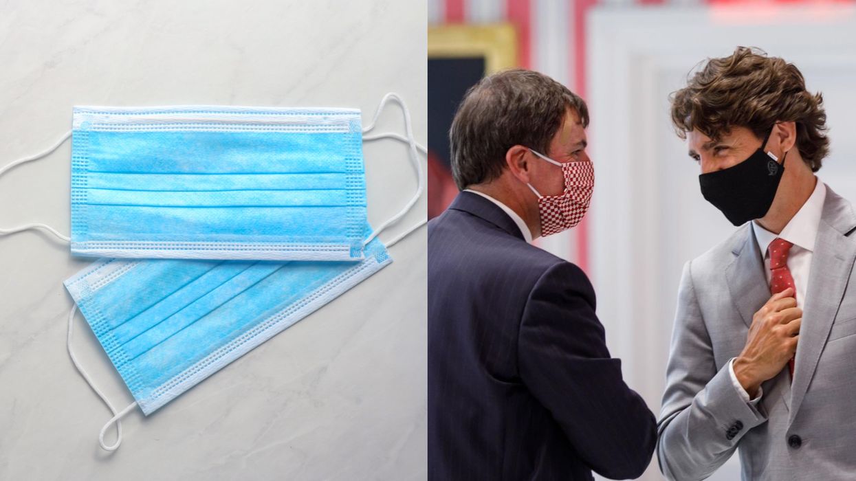 How To Wear A Face Mask Was Just Explained In Canada & These Are The Biggest 'Faux Pas'