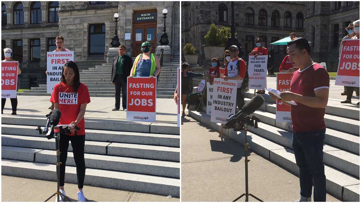 Hunger Strike In BC: Hotel Workers Are Starving Themselves In A Desperate Cry For Help