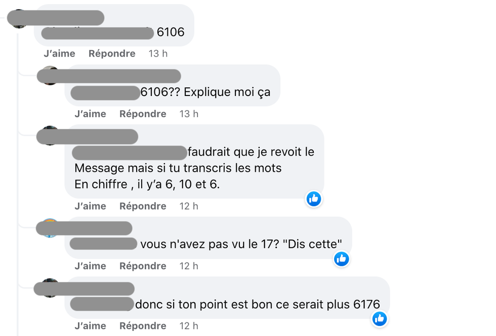 Hypoth\u00e8ses sur le code de la porte secr\u00e8te.