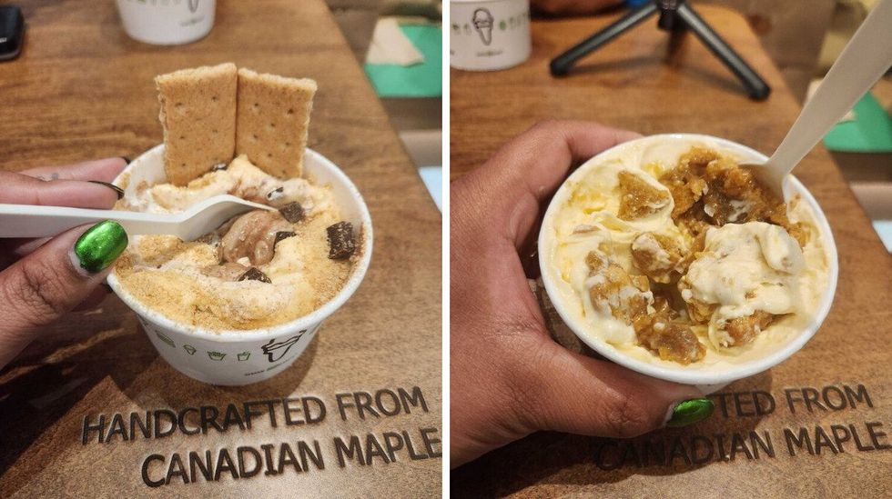 I Heart Butter Tart. Right: More S'mores.