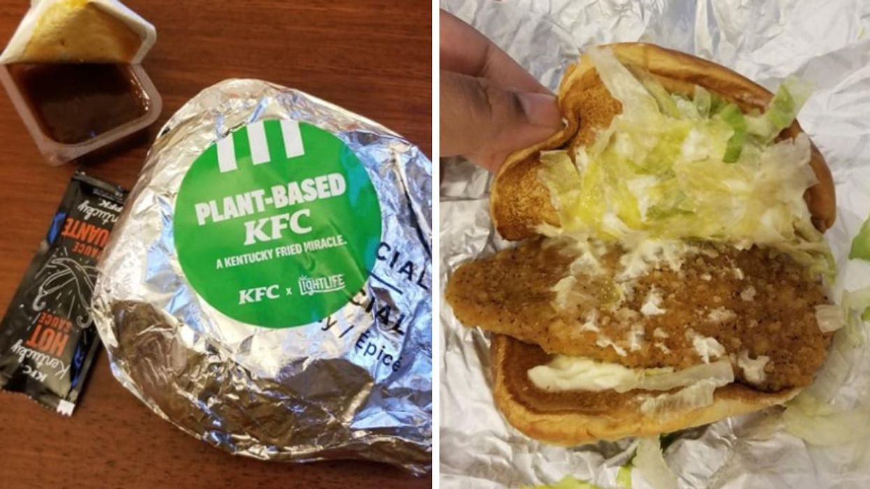 I Tried KFC's Plant-Based 'Chicken' & Actually It's Pretty Finger-Lickin' Good