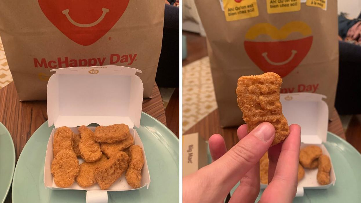 I Tried Mcdonald S New Spicy Chicken Mcnuggets For The First Time Here S What I Thought Narcity I Tried Mcdonald S New Spicy Chicken Mcnuggets For The First Time Here S What I Thought Narcity