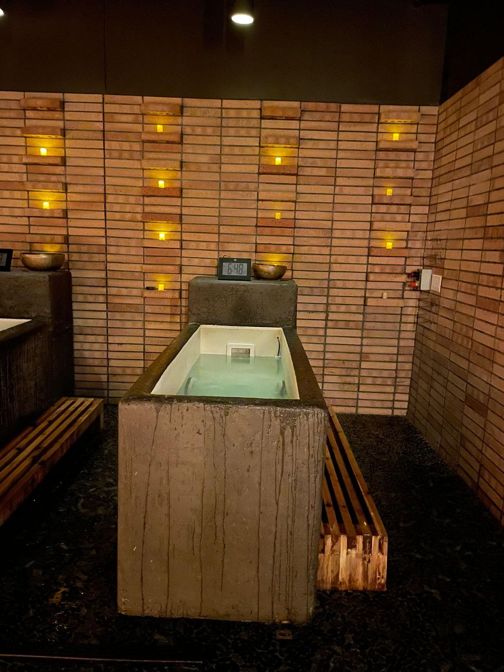 Ice bath at Othership in Toronto.