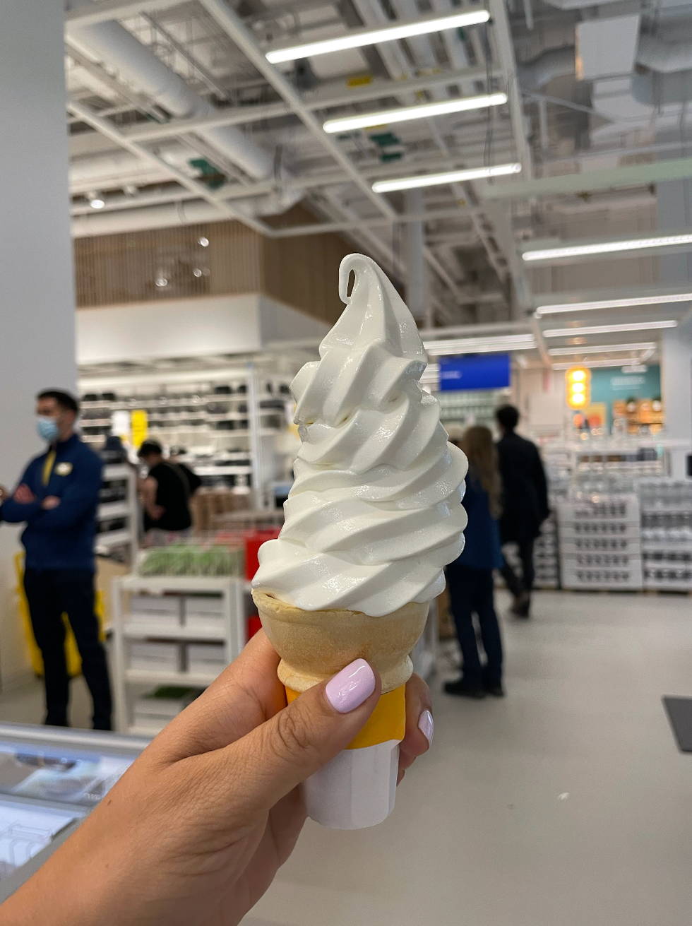 Ice cream at IKEA.