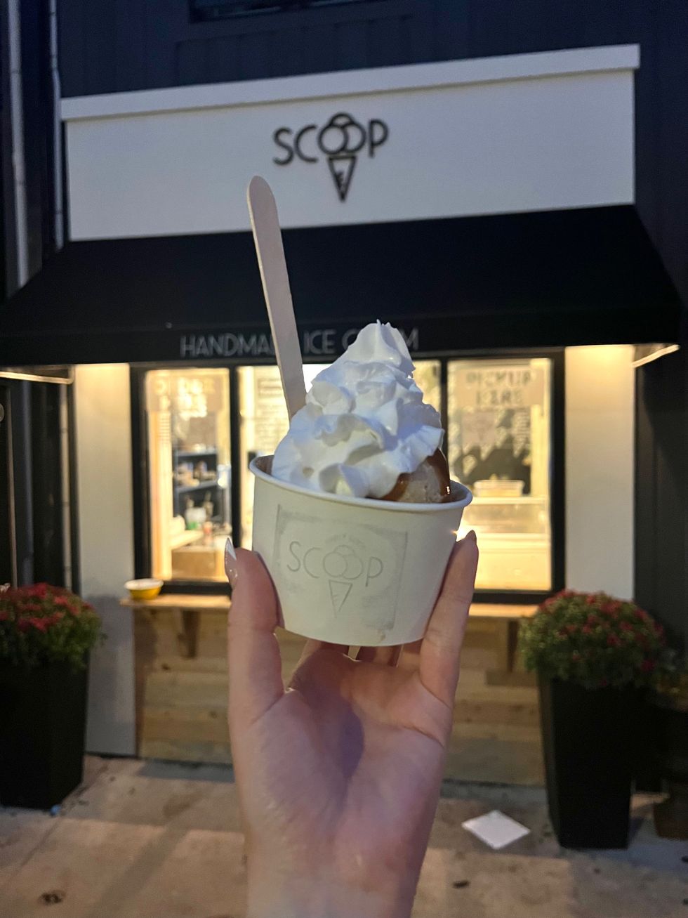 Ice cream from Scoop Elora.