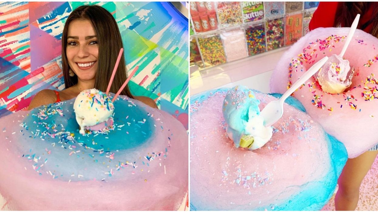 Icy-N-Spicy Miami Ice Cream Parlor Serves Cotton Candy Desserts & Is Open For Summer