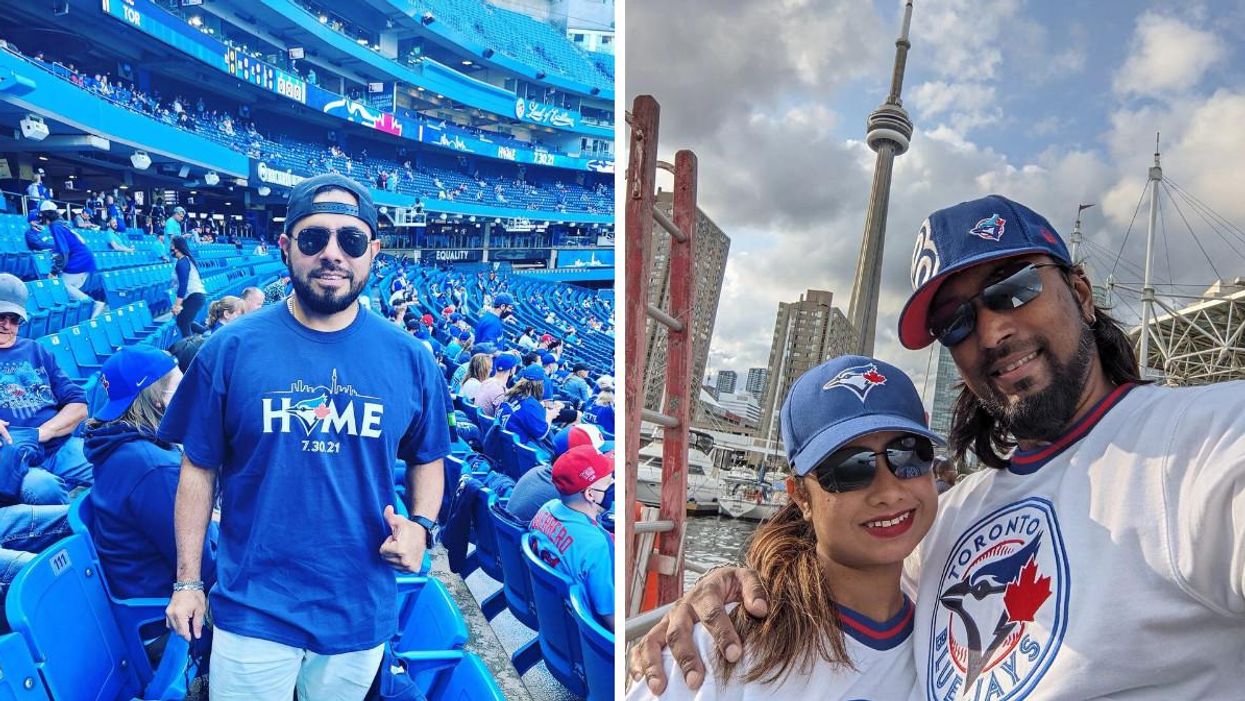 If you're looking to support the Toronto Blue Jays with new merch, Sport Chek has a ton of official gear on sale right now.