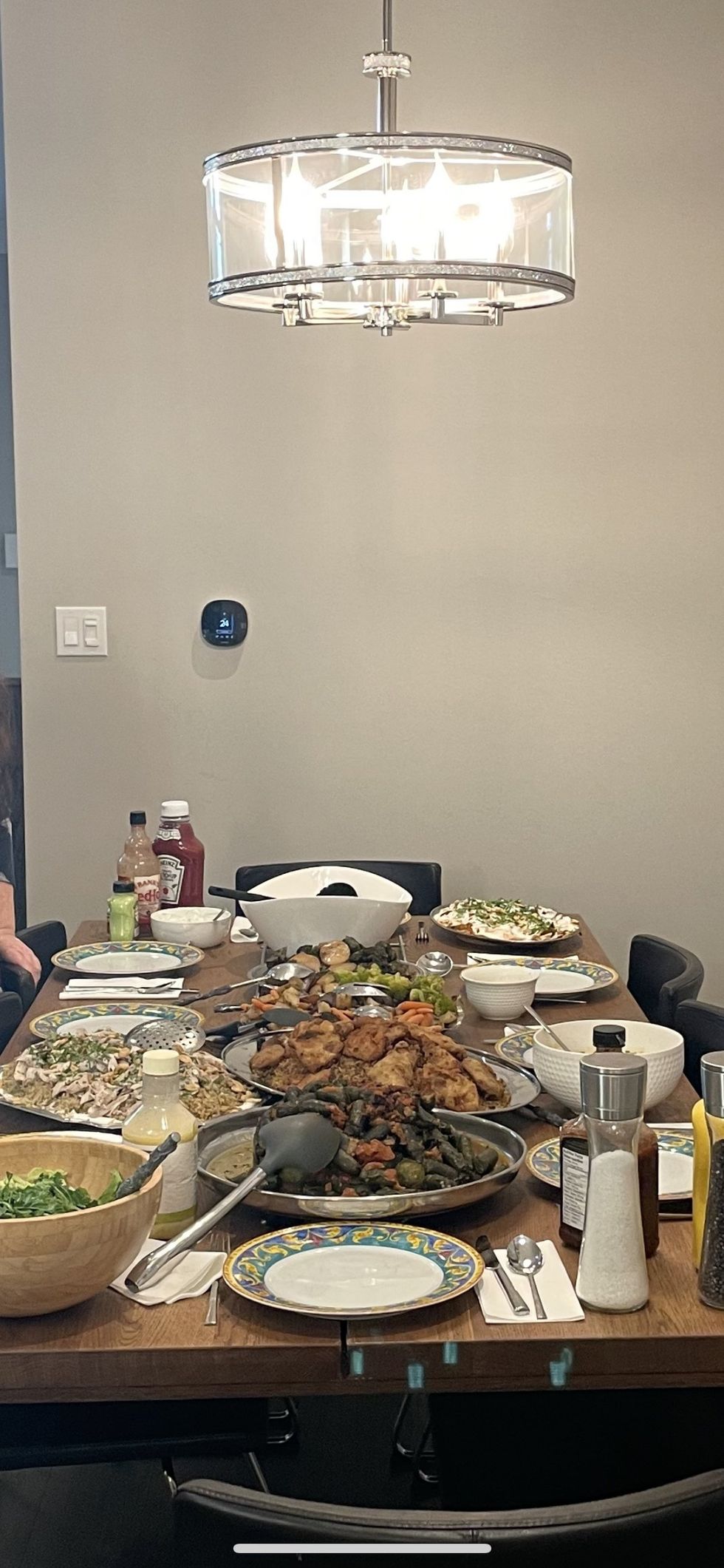 Iftar spread during Ramadan.