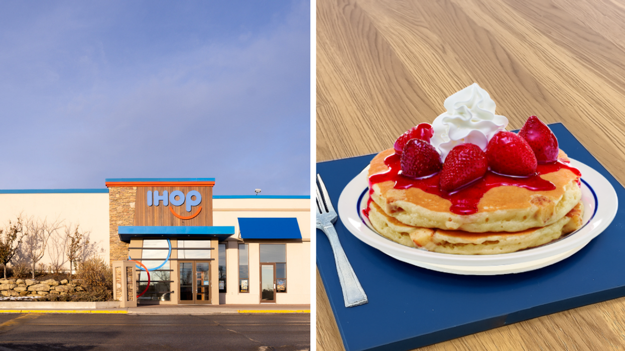 IHOP's Red and White Pancakes