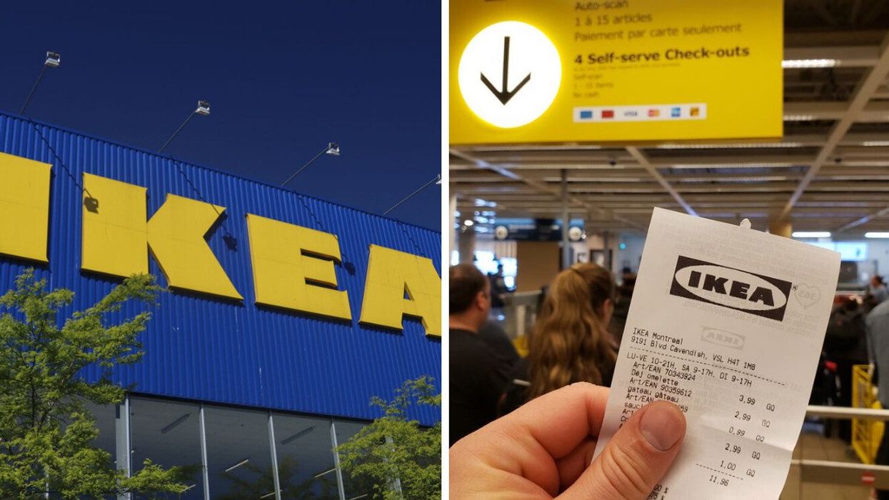 IKEA. Droite : Facture IKEA.