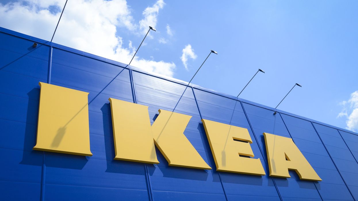 IKEA sign.