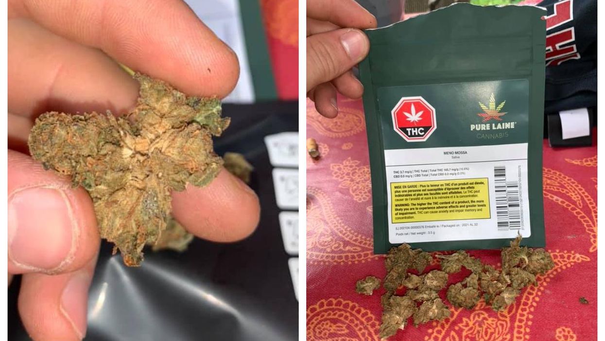 Il affirme qu'il a acheté du cannabis moisi à la SQDC