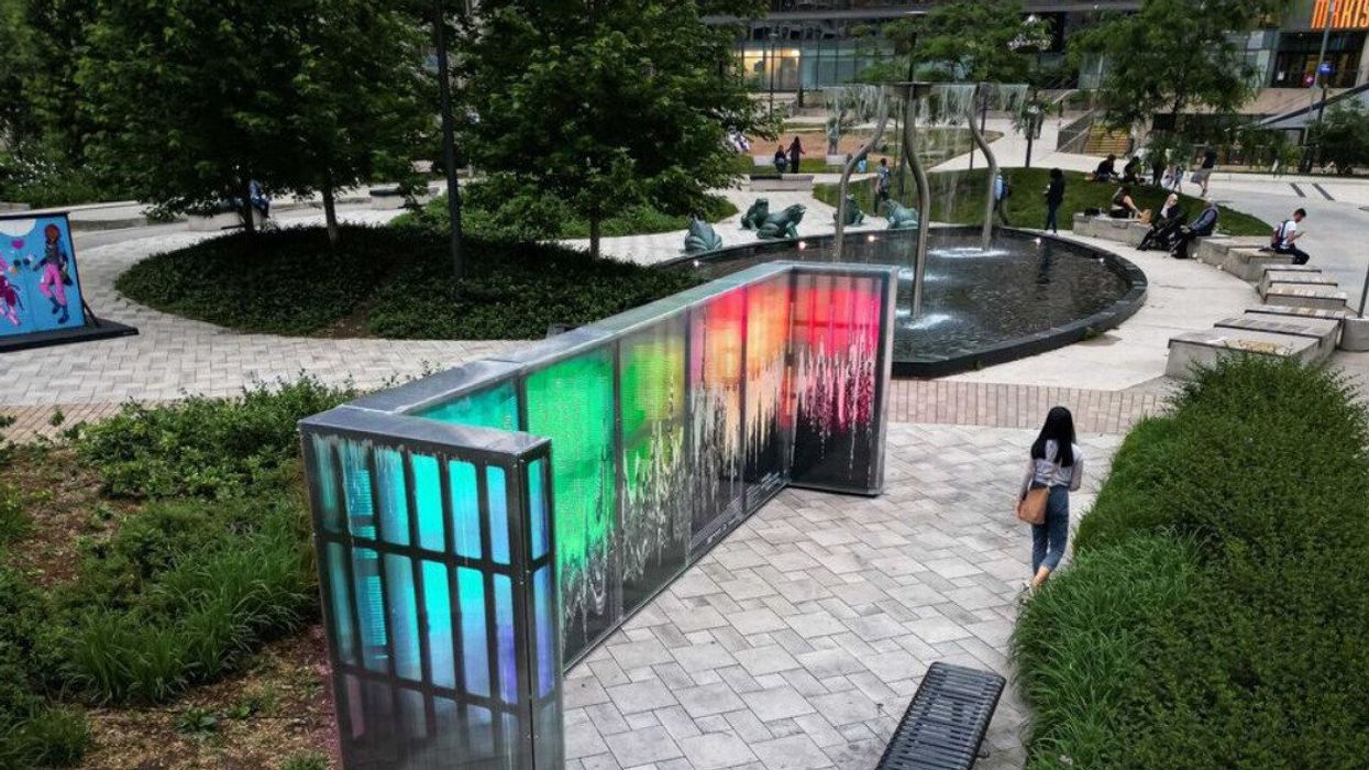Illuminate light festival in Toronto.