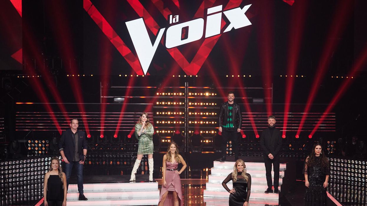 Image pour le retour de La Voix à l'hiver 2023.