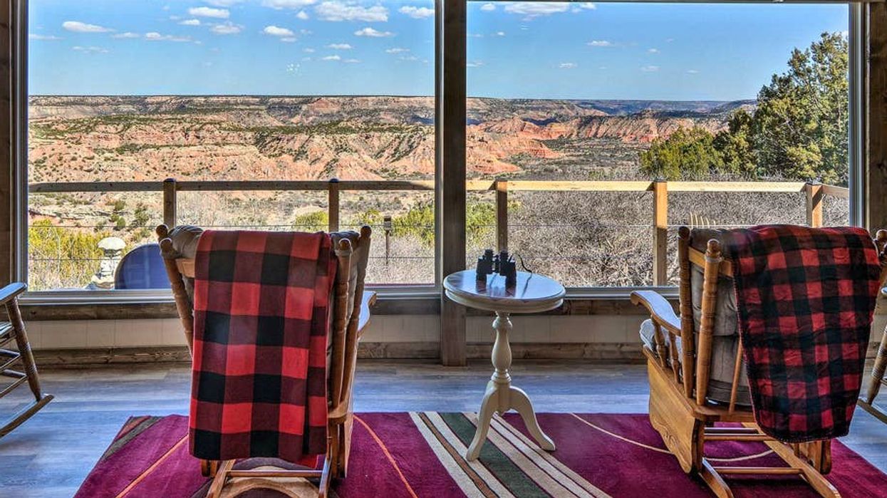 North Texas Airbnb Has The Best View Of Palo Duro Canyon Narcity