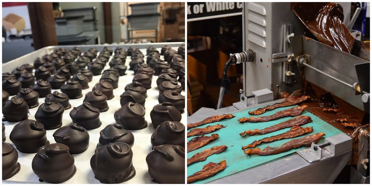 Angell and Phelps Chocolate Factory Offers Free Factory Tours Narcity