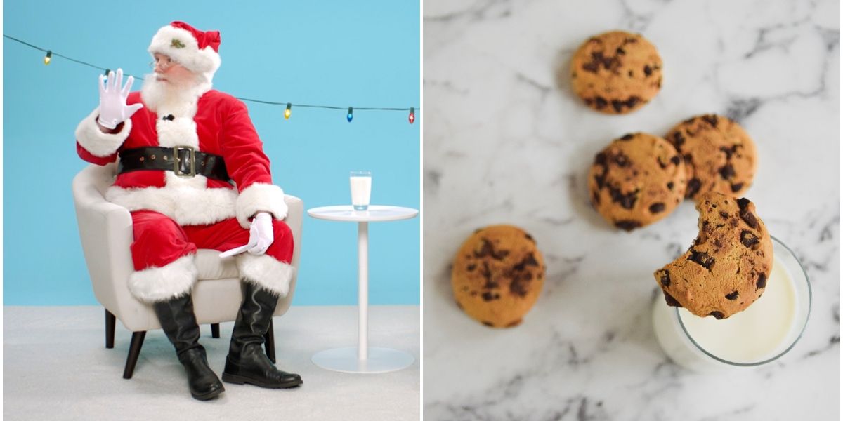 Les Producteurs laitiers du Canada ont invité le père Noël pour leur Les Producteurs laitiers du Canada ont invité le père Noël pour leur