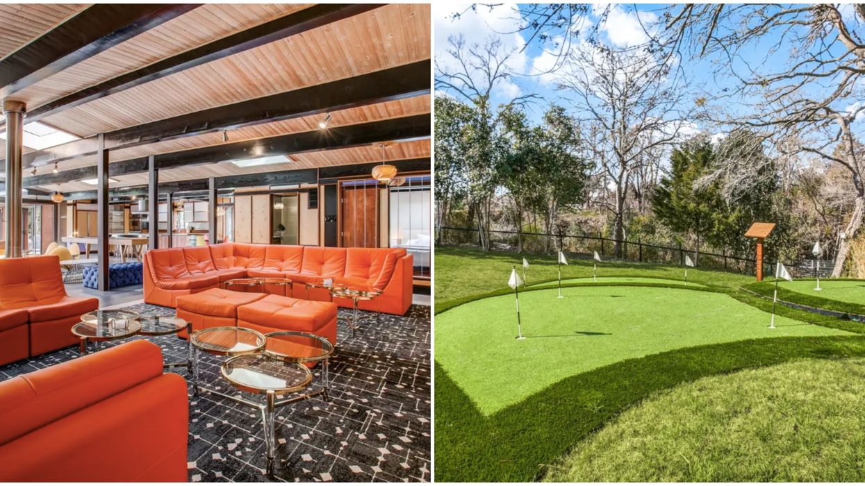 Massive Airbnb Rental In Dallas Has Its Own MiniGolf Course Narcity