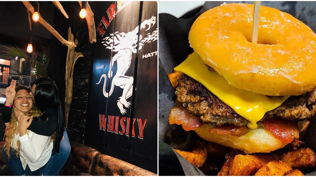 Tu peux manger un burger dans un beigne glacé à 5 $ à Montréal et c'est ultra cochon