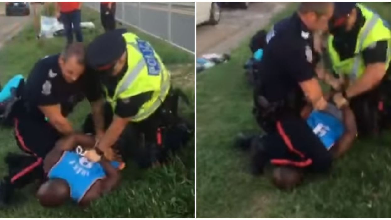 Video Of Edmonton Cop Kneeling On Black Man’s Neck Surfaces Online (VIDEO)