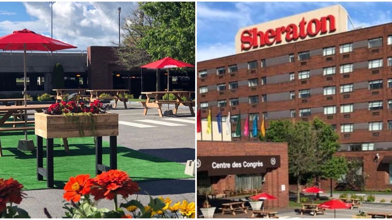 Le stationnement du Sheraton Laval se transforme en magnifique terrasse cet été (Photos)