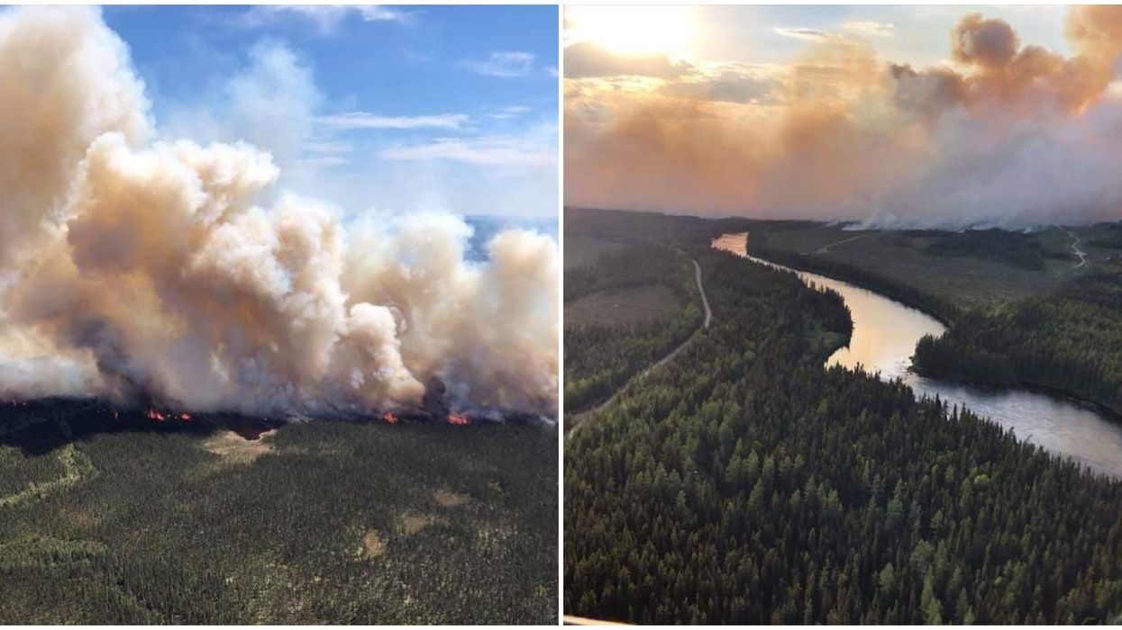 Le feu de forêt au Lac-Saint-Jean se propage et il est déjà 5x plus gros qu'hier