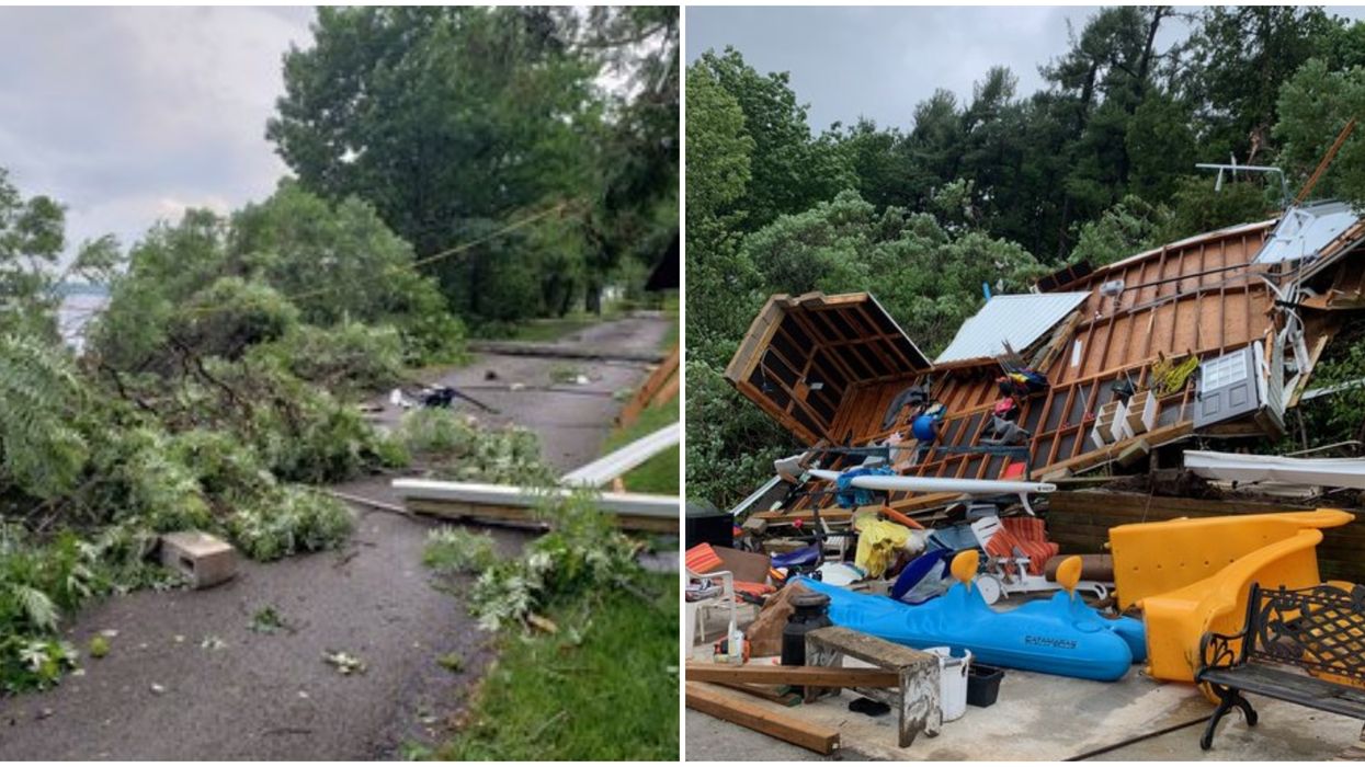 A Huge Tornado Caused Chaos At Cottages In Ontario On Tuesday (PHOTOS)