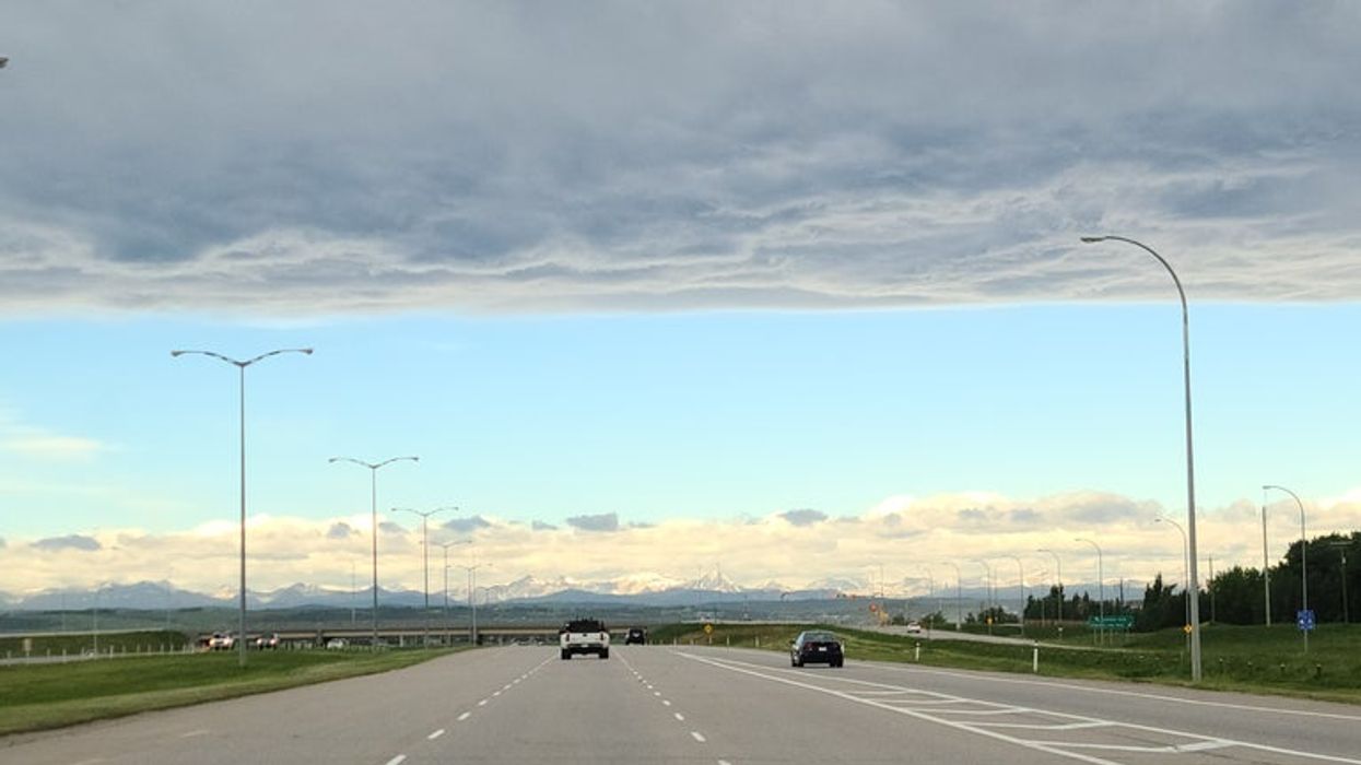 An Unusual Summer Chinook Arch Took Over Calgary's Skies Yesterday (PHOTOS)