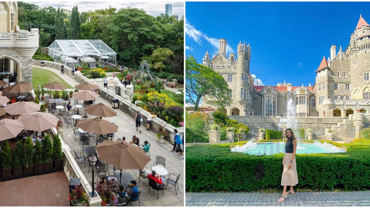 You Can Dine Like A Princess At Casa Loma's New Garden Patio This Summer