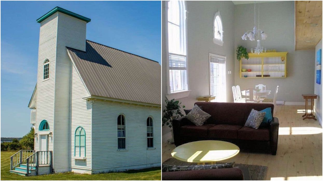 Church House For Sale In PEI Has A Backyard Boardwalk Straight To The Beach (PHOTOS)